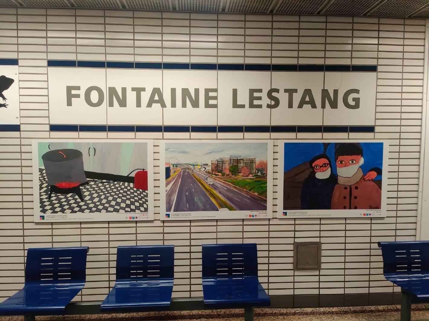 Serge Boulaz - Métro - Arrêt Fontaine Lestang