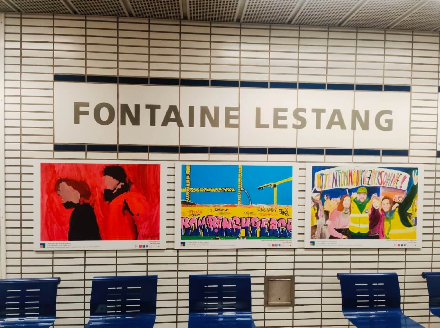 Serge Boulaz - Métro - Arrêt Fontaine Lestang